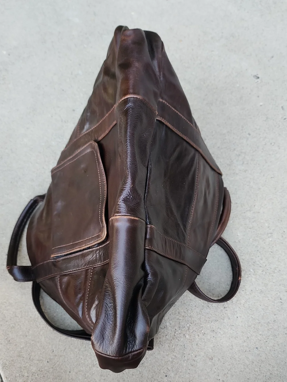 100% Leather Messenger Bag